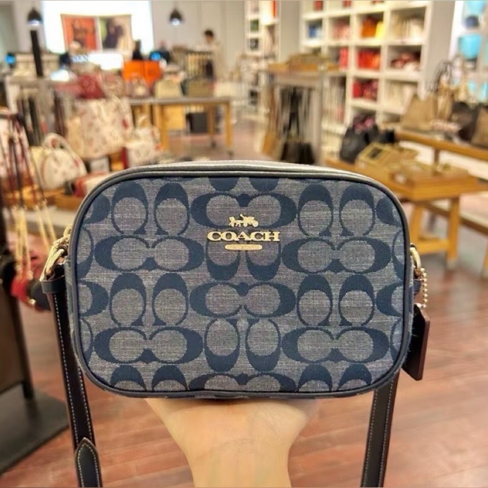Coach Mini Jamie Camera Bag In Signature Chambray